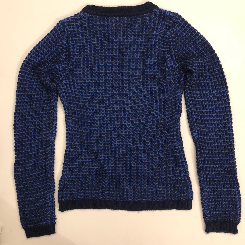 Vintage Blue small knit sweater long sleeve